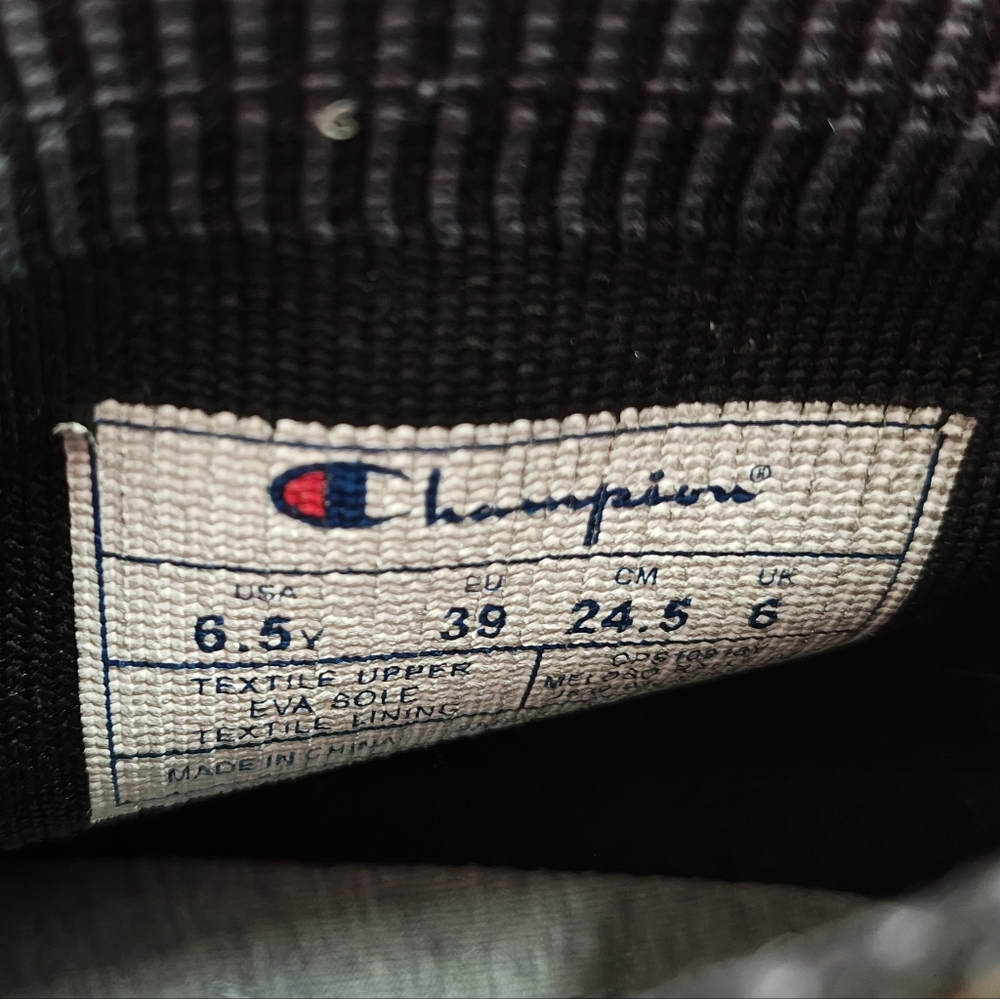 Champion Black Rally Pro Sneaker Sz 6.5 Youth - Picture 8 of 9